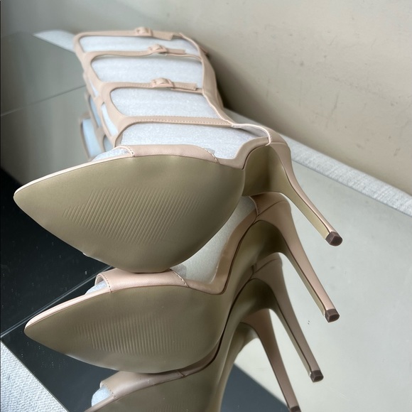 Nasty Gal Nude Gladiator Heel Sandals - Picture 6 of 8